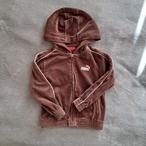 Puma Kids Chocolate Brown Hoodie